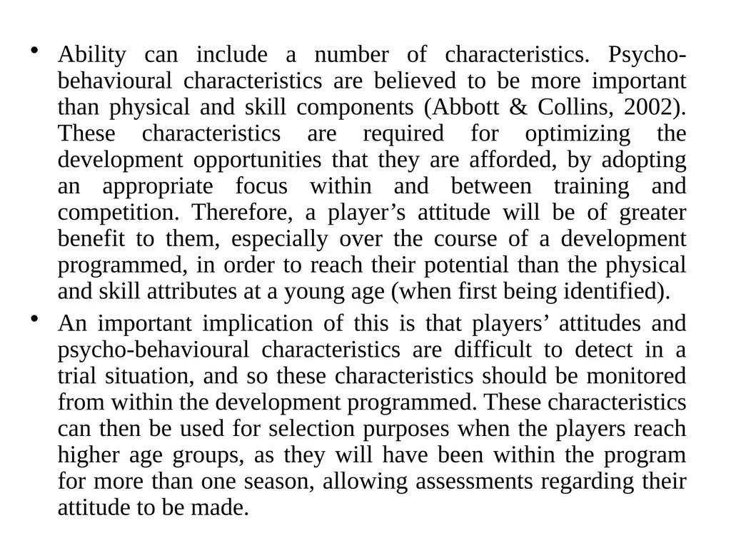 Talent identification Mped 2nd sem Dr. rajeshwari - slide 6 of 9