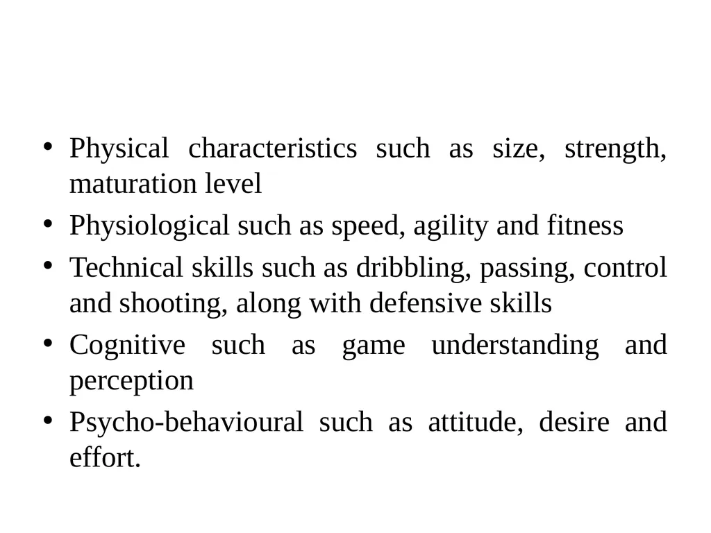 Talent identification Mped 2nd sem Dr. rajeshwari - slide 8 of 9