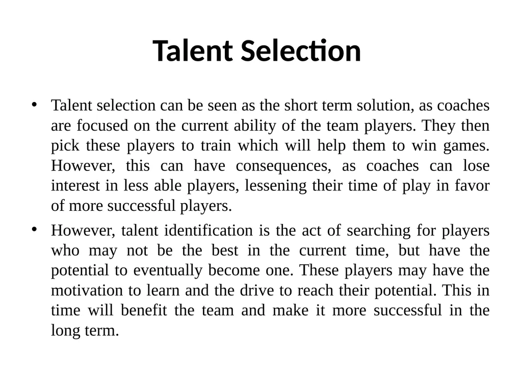 Talent identification Mped 2nd sem Dr. rajeshwari - slide 4 of 9