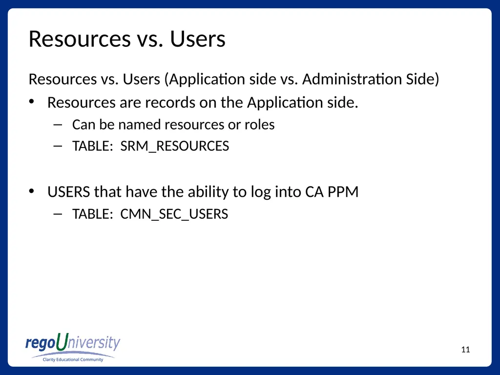Reporting Tables, Writing Queries, and More - slide 11 of 27