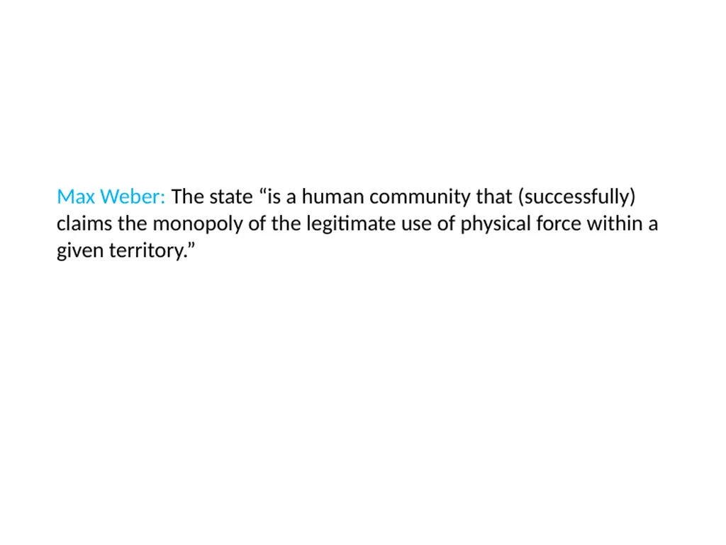The Origins of the Modern State What is the State? - slide 3 of 92