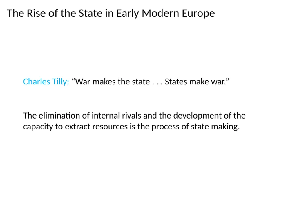 The Origins of the Modern State What is the State? - slide 70 of 92