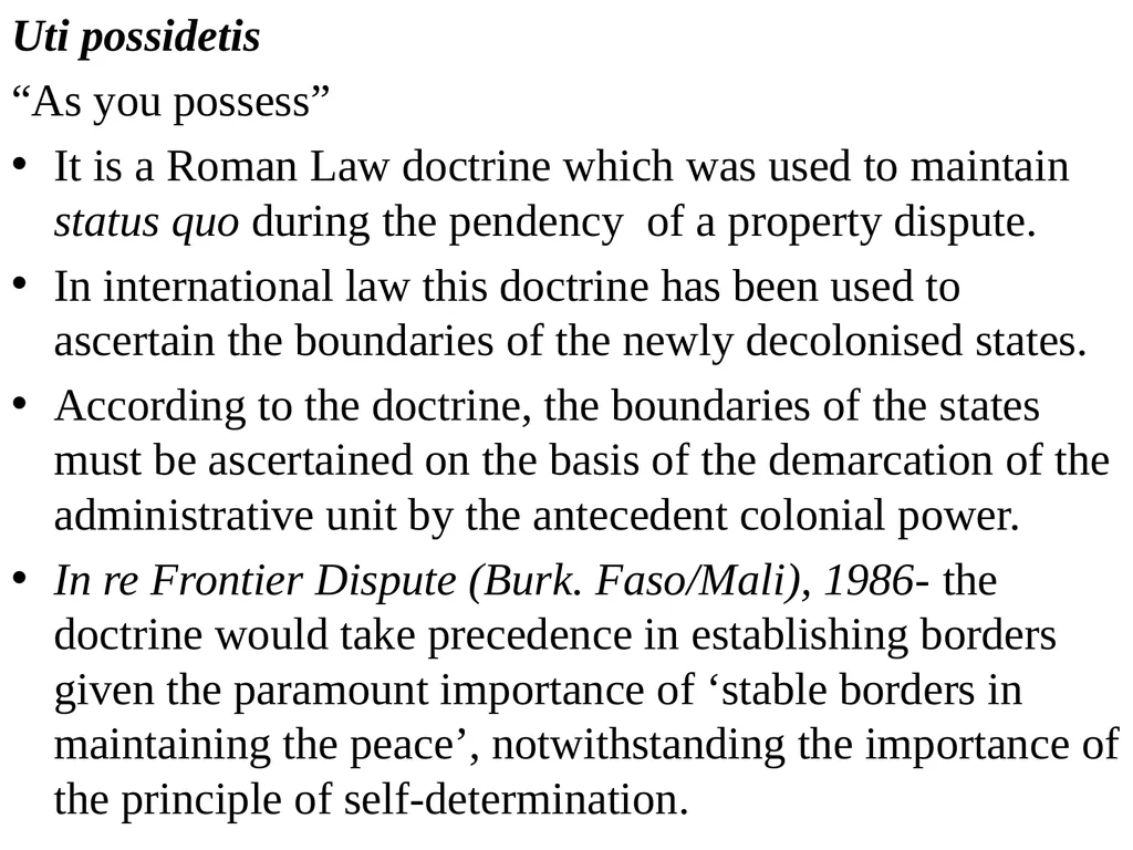 Public International Law Territorial Sovereignty - slide 12 of 12