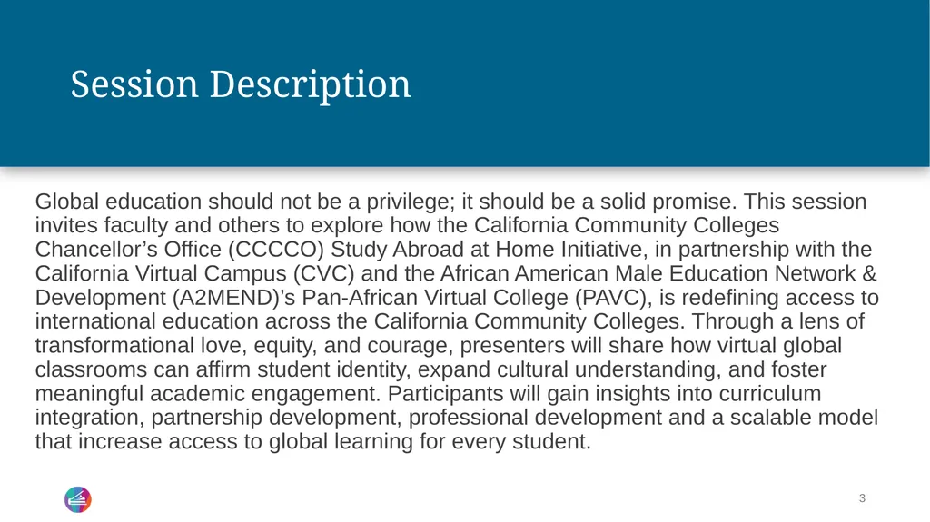 Reimagining Global Learning with Equity and - slide 3 of 18