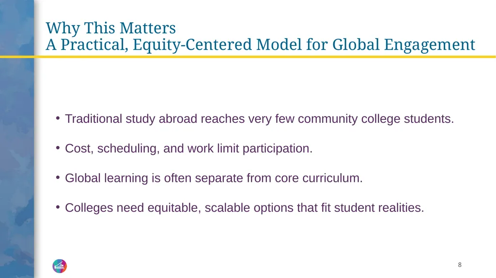 Reimagining Global Learning with Equity and - slide 8 of 18