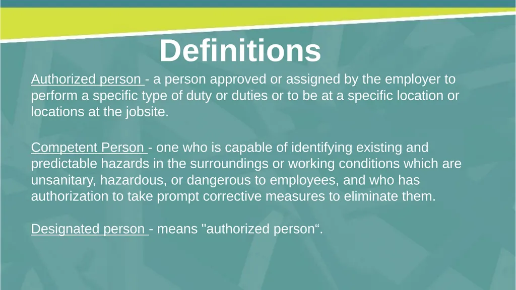 Welcome! Fall Prevention in Construction This - slide 6 of 43