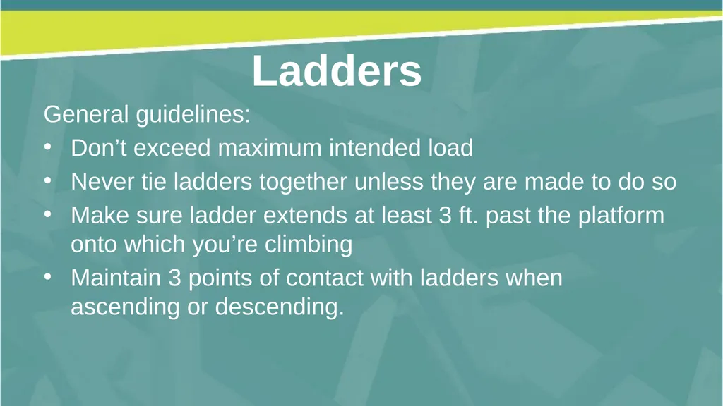 Welcome! Fall Prevention in Construction This - slide 14 of 43
