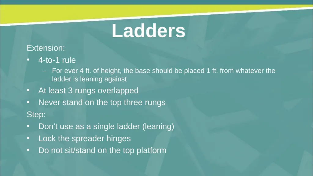 Welcome! Fall Prevention in Construction This - slide 15 of 43