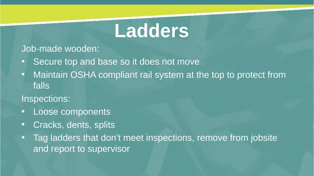 Welcome! Fall Prevention in Construction This - slide 16 of 43