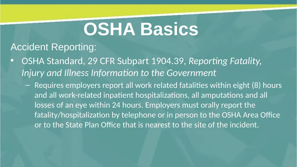 Welcome! Fall Prevention in Construction This - slide 11 of 43
