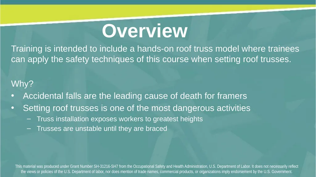 Welcome! Fall Prevention in Construction This - slide 5 of 43