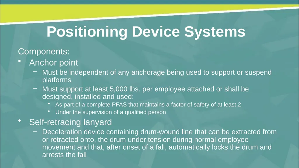 Welcome! Fall Prevention in Construction This - slide 28 of 43