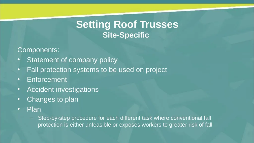 Welcome! Fall Prevention in Construction This - slide 41 of 43