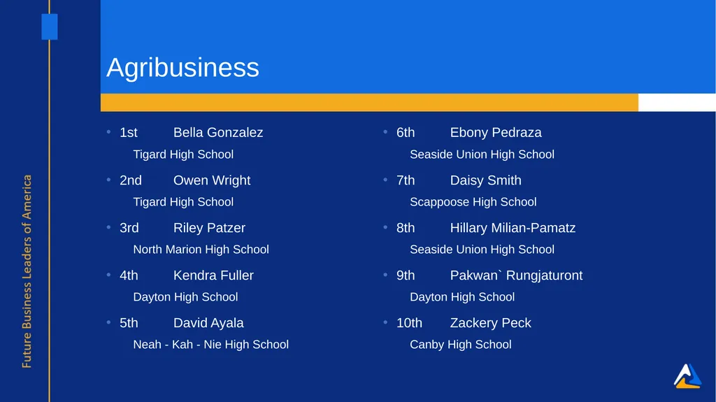 Awards of Excellence Columbia Delta Regional - slide 5 of 57