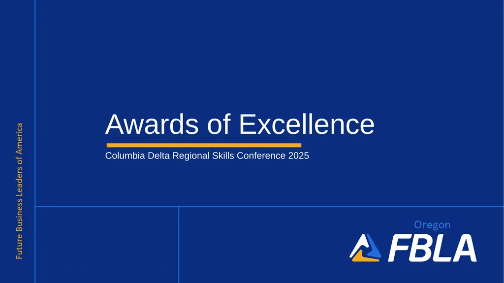 Awards of Excellence Columbia Delta Regional - slide 1 of 57