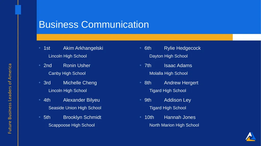 Awards of Excellence Columbia Delta Regional - slide 7 of 57