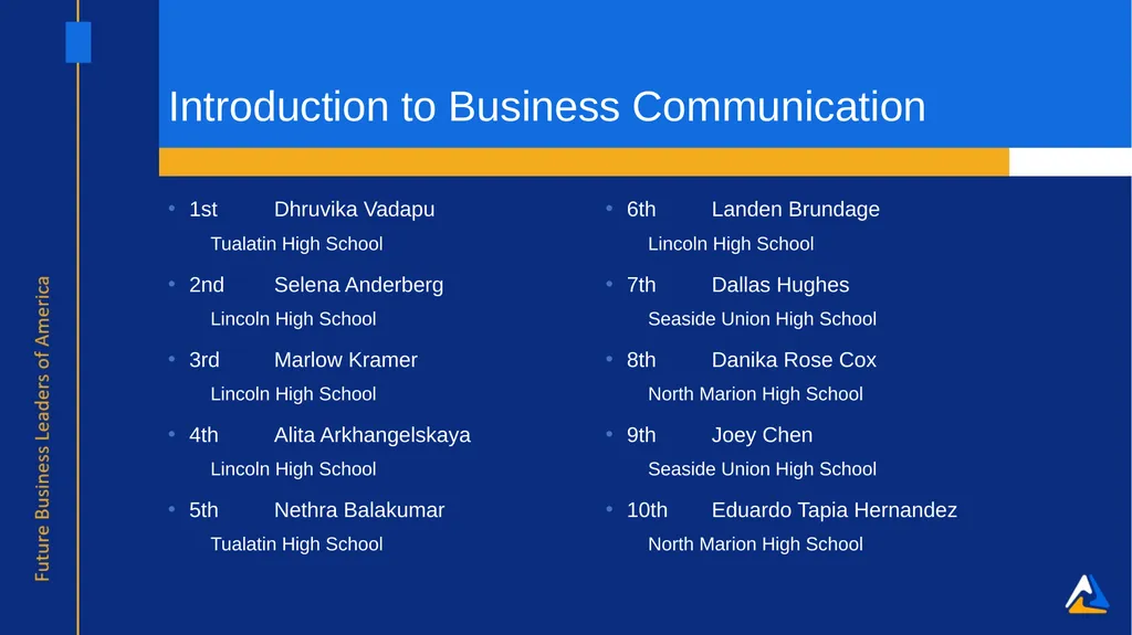 Awards of Excellence Columbia Delta Regional - slide 32 of 57