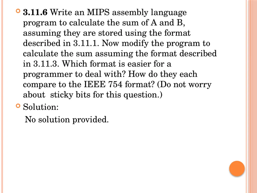 Solutions Chapter 3 Exercise 3.6 In this exercise - slide 41 of 59