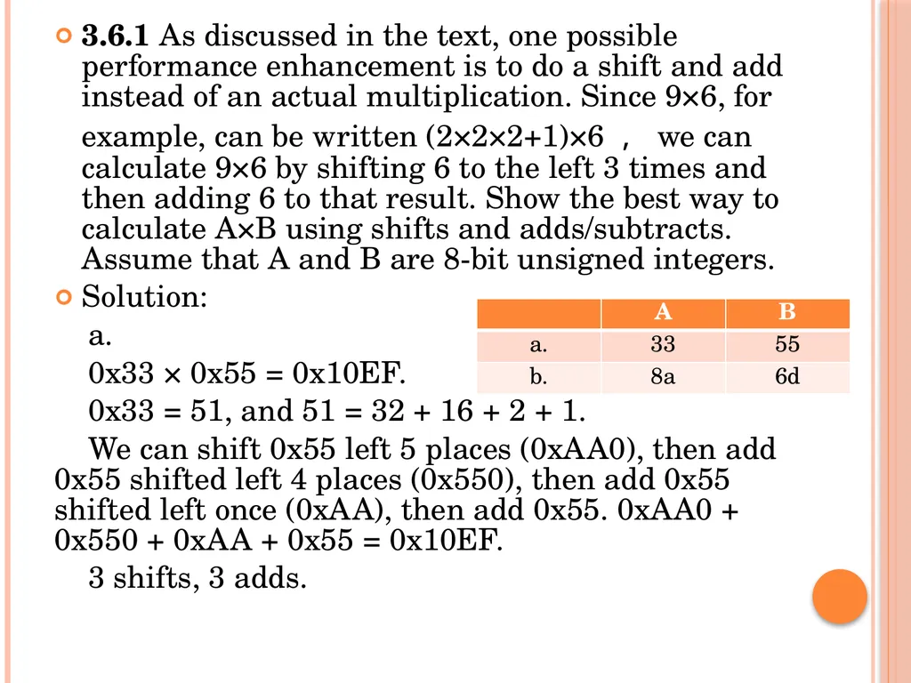 Solutions Chapter 3 Exercise 3.6 In this exercise - slide 3 of 59