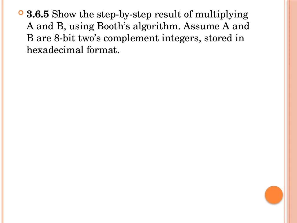 Solutions Chapter 3 Exercise 3.6 In this exercise - slide 14 of 59