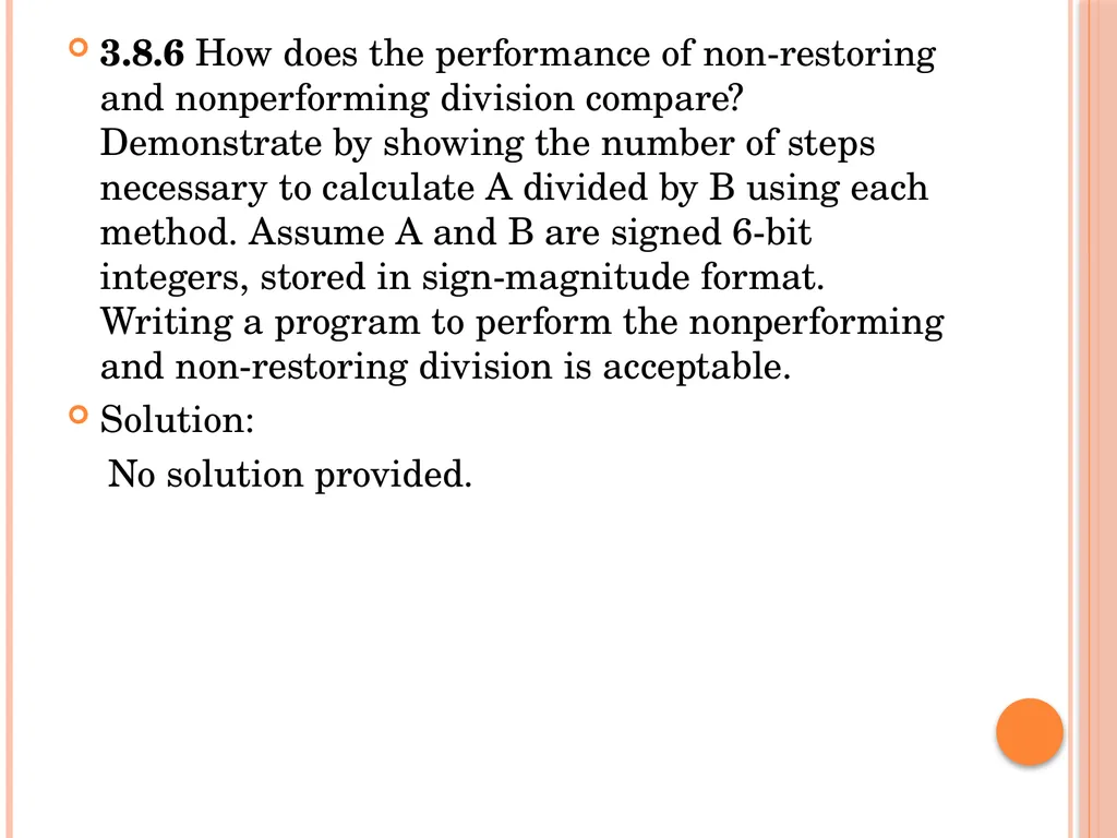 Solutions Chapter 3 Exercise 3.6 In this exercise - slide 26 of 59