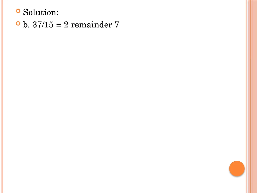 Solutions Chapter 3 Exercise 3.6 In this exercise - slide 21 of 59