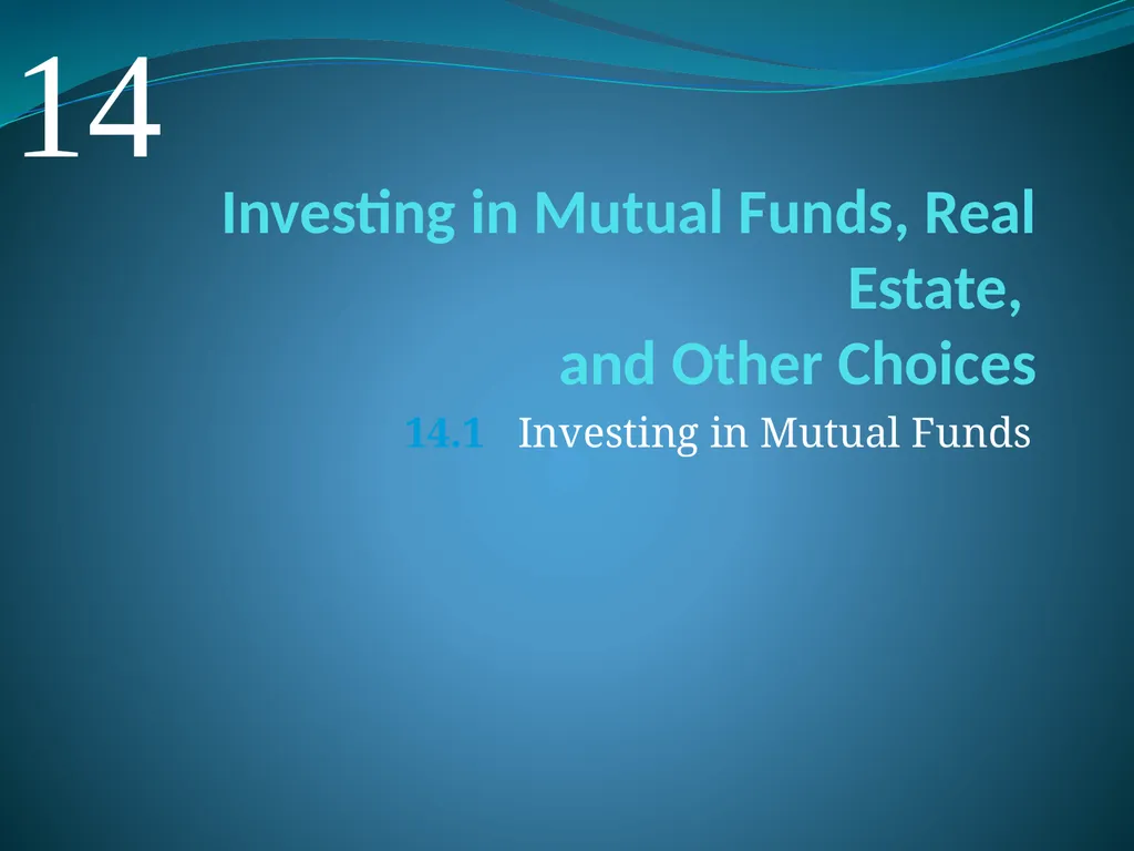Investing in Stocks 12.1 Evaluating Stocks 12.2 - slide 31 of 49