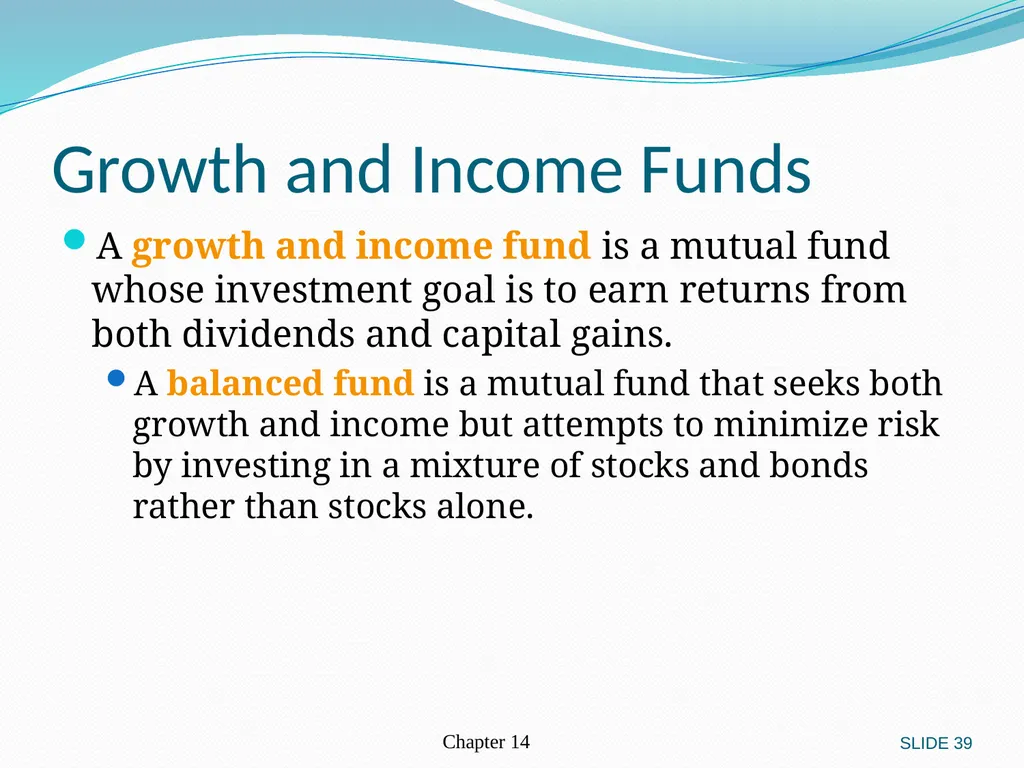 Investing in Stocks 12.1 Evaluating Stocks 12.2 - slide 39 of 49