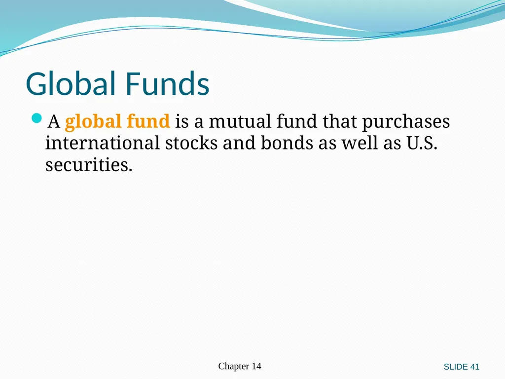 Investing in Stocks 12.1 Evaluating Stocks 12.2 - slide 41 of 49