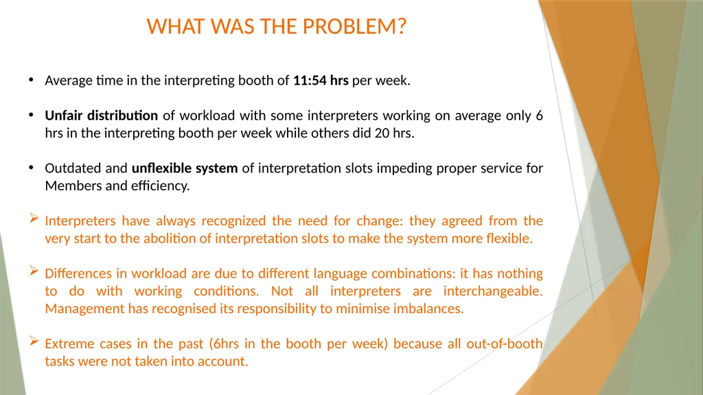 Interpreters’ Working Conditions (Or how numbers - slide 2 of 36