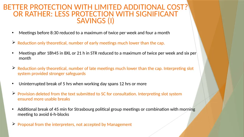 Interpreters’ Working Conditions (Or how numbers - slide 29 of 36