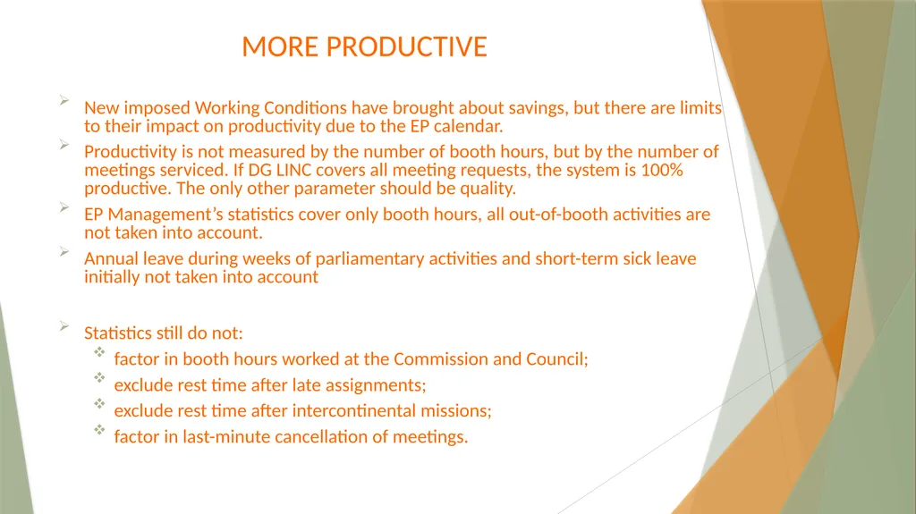 Interpreters’ Working Conditions (Or how numbers - slide 5 of 36