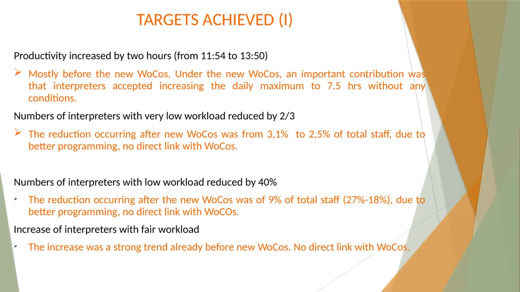 Interpreters’ Working Conditions (Or how numbers - slide 15 of 36