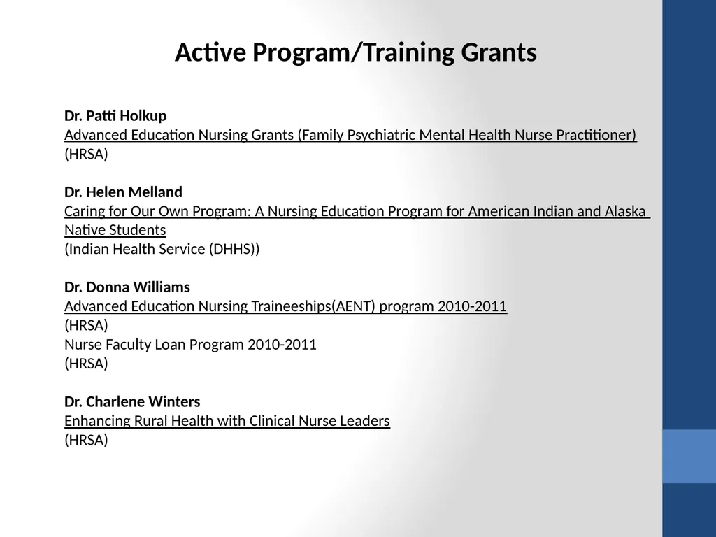College of Nursing 2010-2011 Academic Year - slide 17 of 26