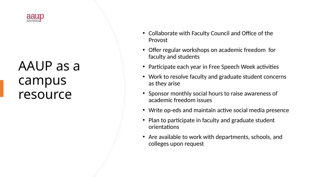 Academic Freedom and Shared Governance Dean’s - slide 11 of 12