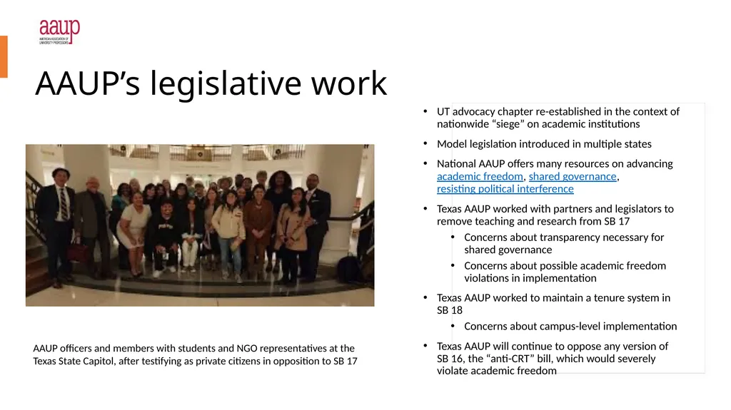 Academic Freedom and Shared Governance Dean’s - slide 10 of 12