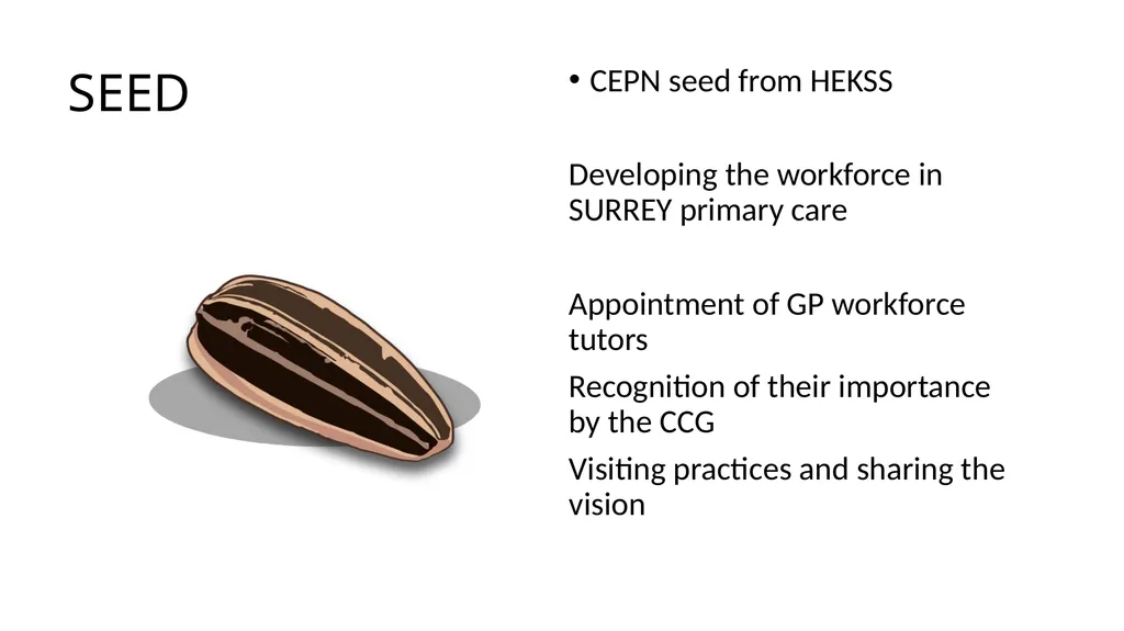 GROWING THE NEXT GENERATION SEED CEPN seed from - slide 2 of 6