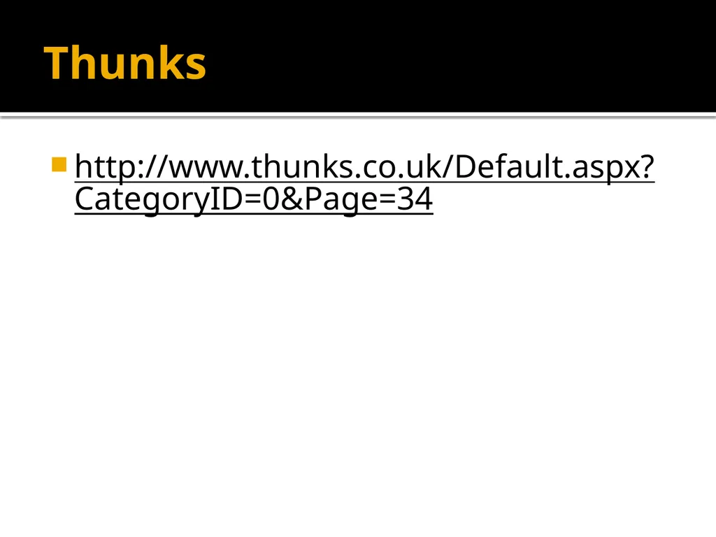 Thunks and thinking activities Thunks - slide 2 of 23