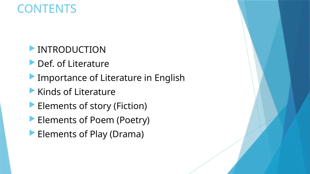 Introduction to English Literature By Narendra - slide 2 of 16