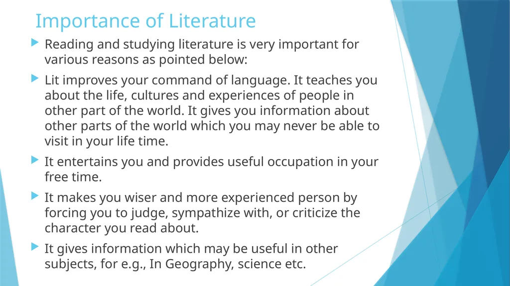 Introduction to English Literature By Narendra - slide 5 of 16