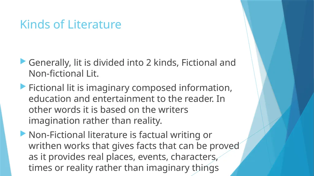 Introduction to English Literature By Narendra - slide 6 of 16