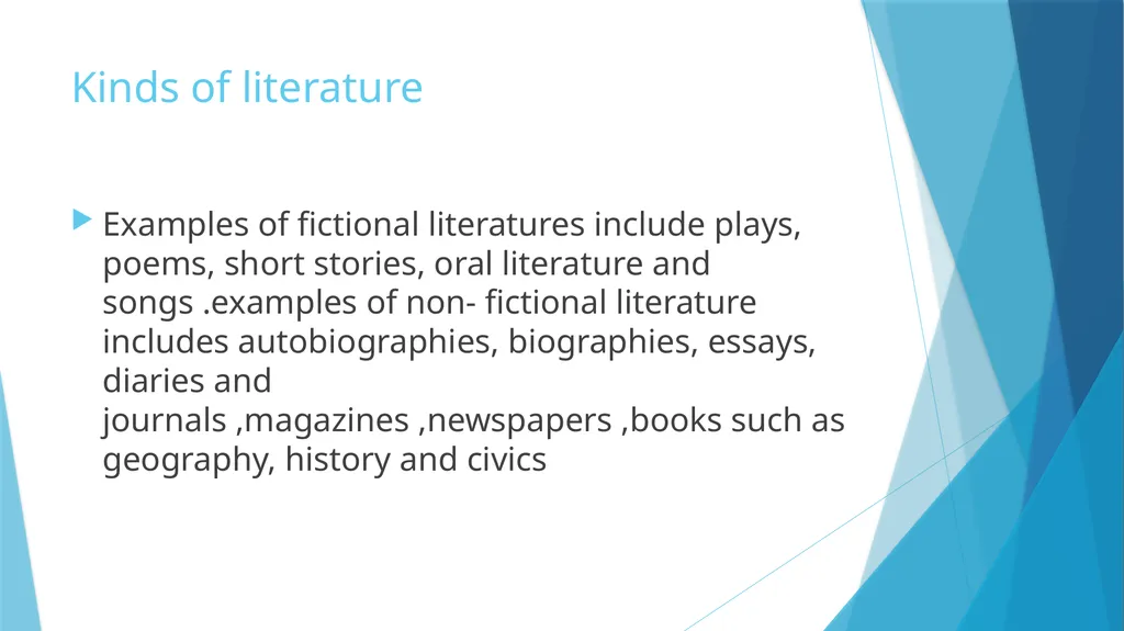Introduction to English Literature By Narendra - slide 7 of 16