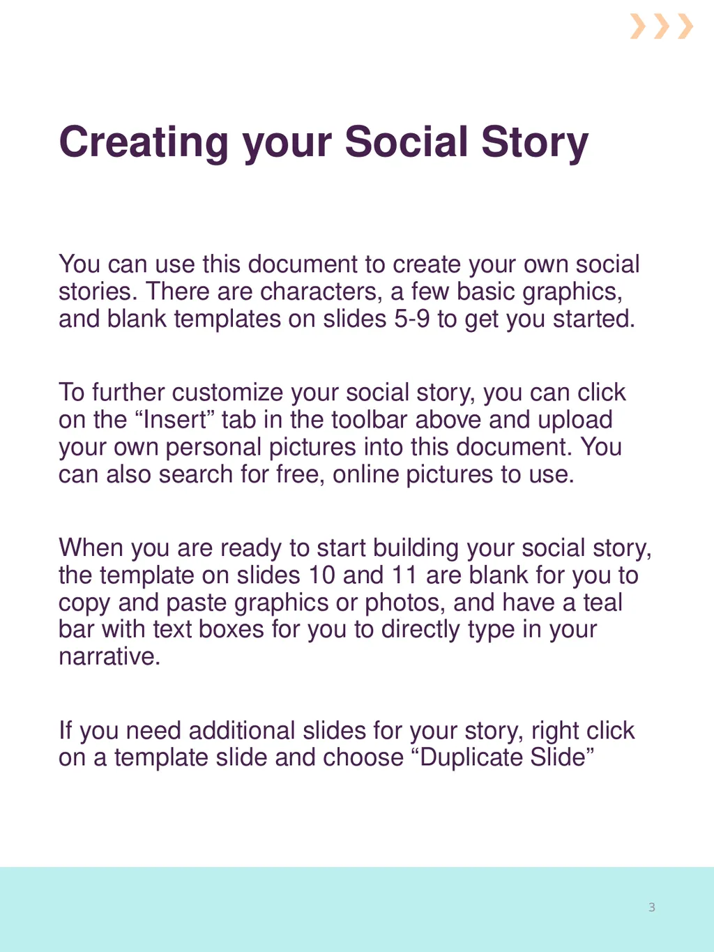 ASERT Social Story Template What is the Purpose of - slide 3 of 11