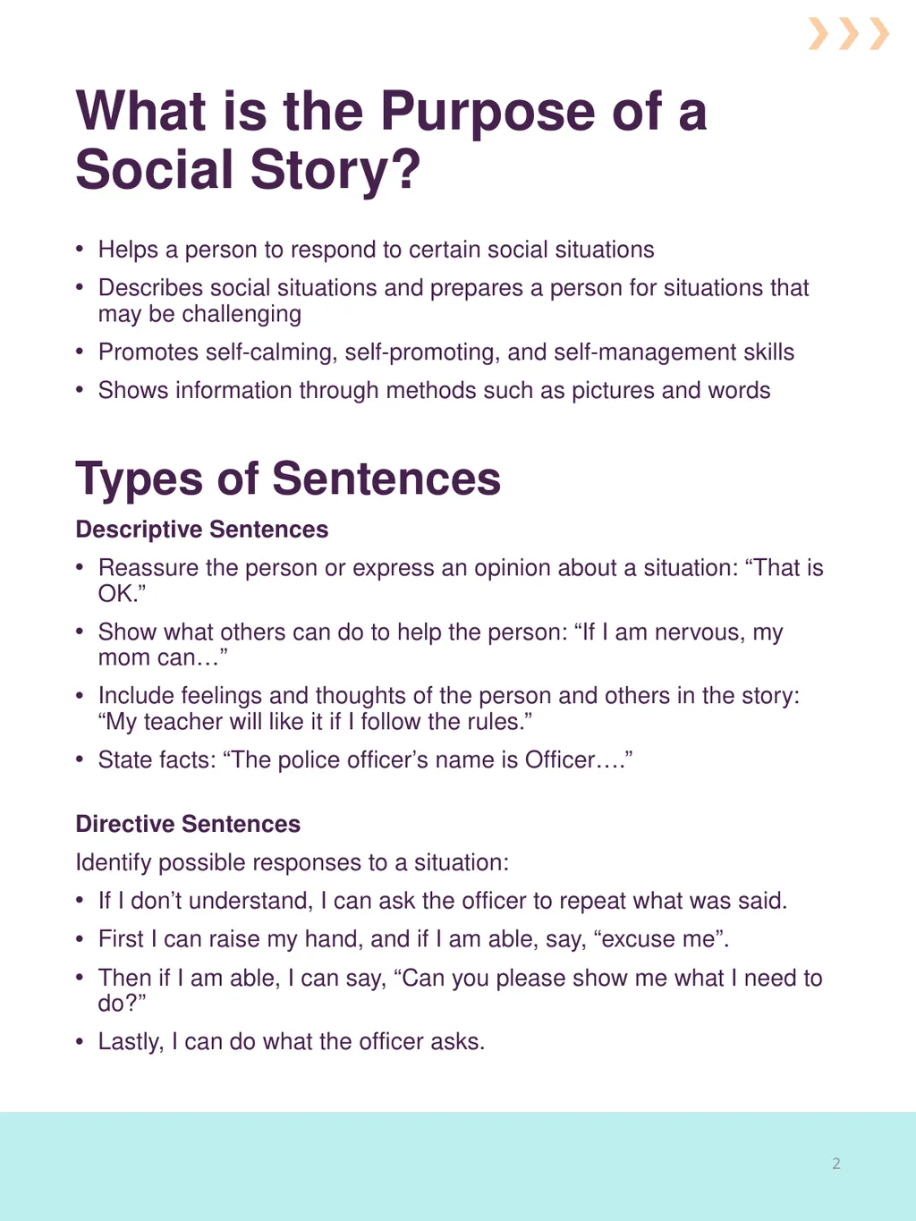 ASERT Social Story Template What is the Purpose of - slide 2 of 11