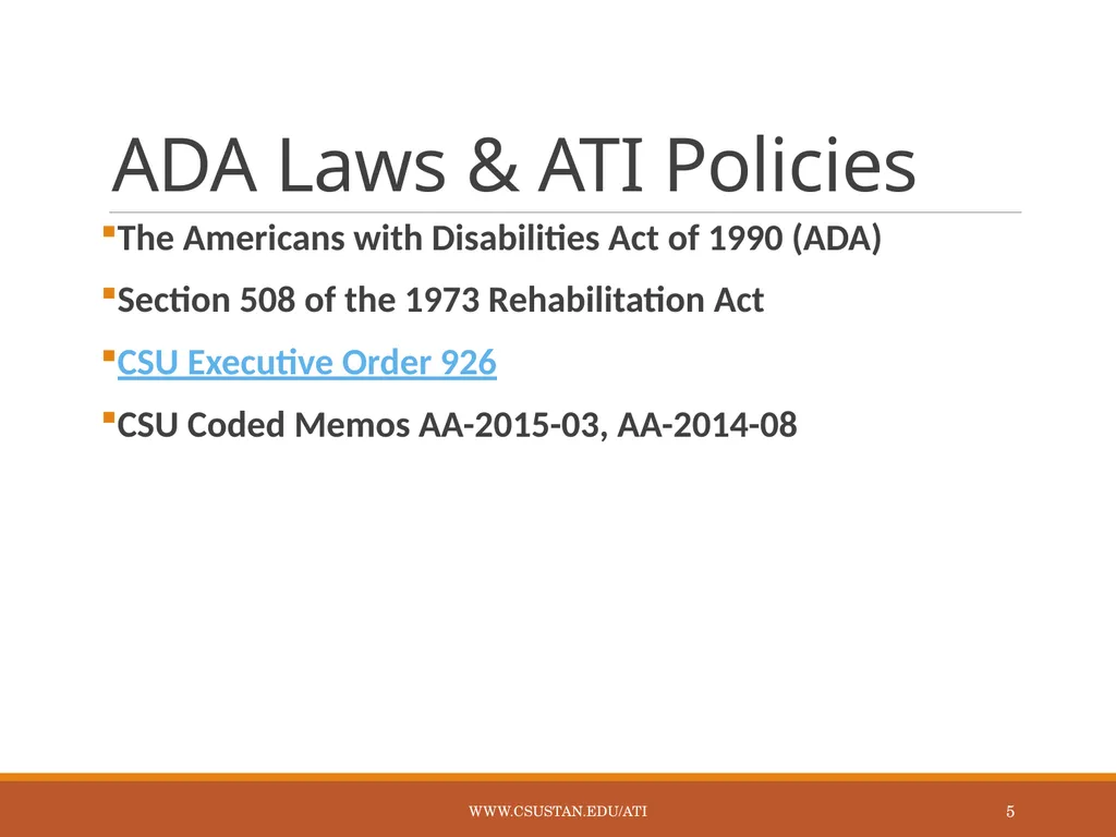 Accessible Technology Initiative Online Course - slide 5 of 43