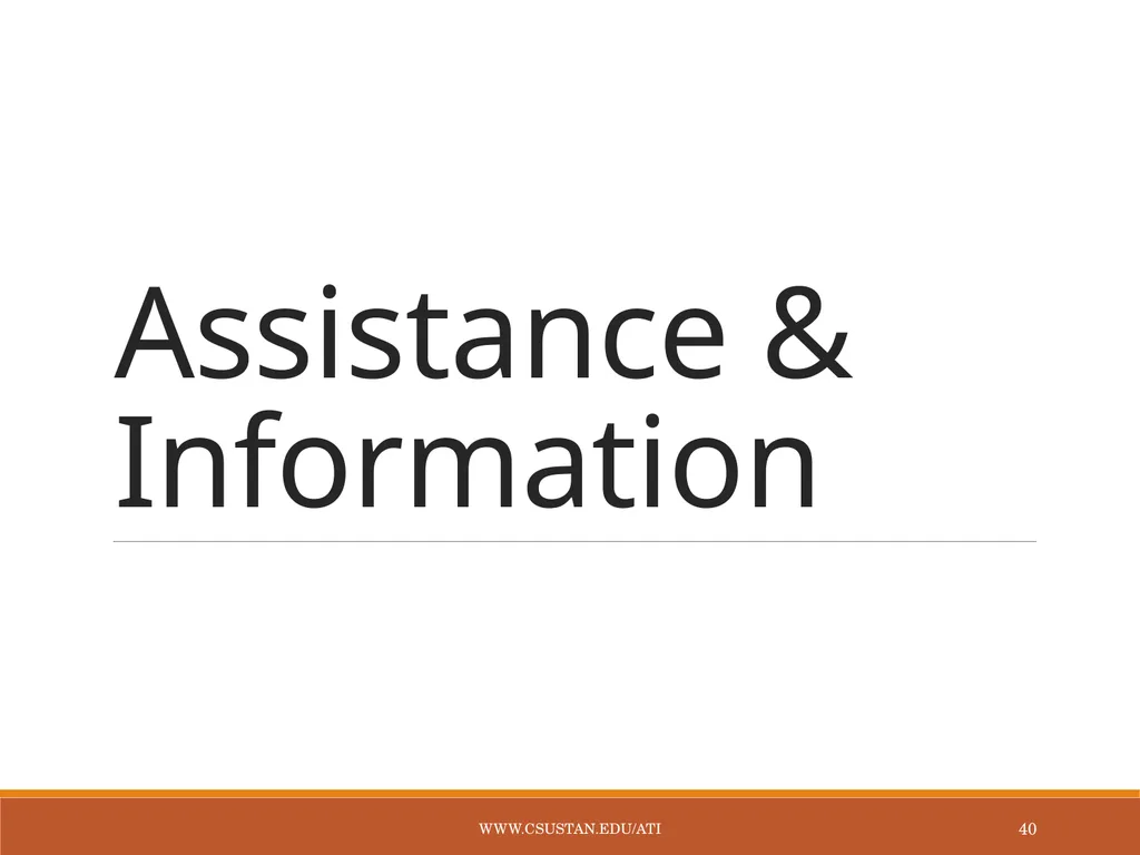 Accessible Technology Initiative Online Course - slide 40 of 43