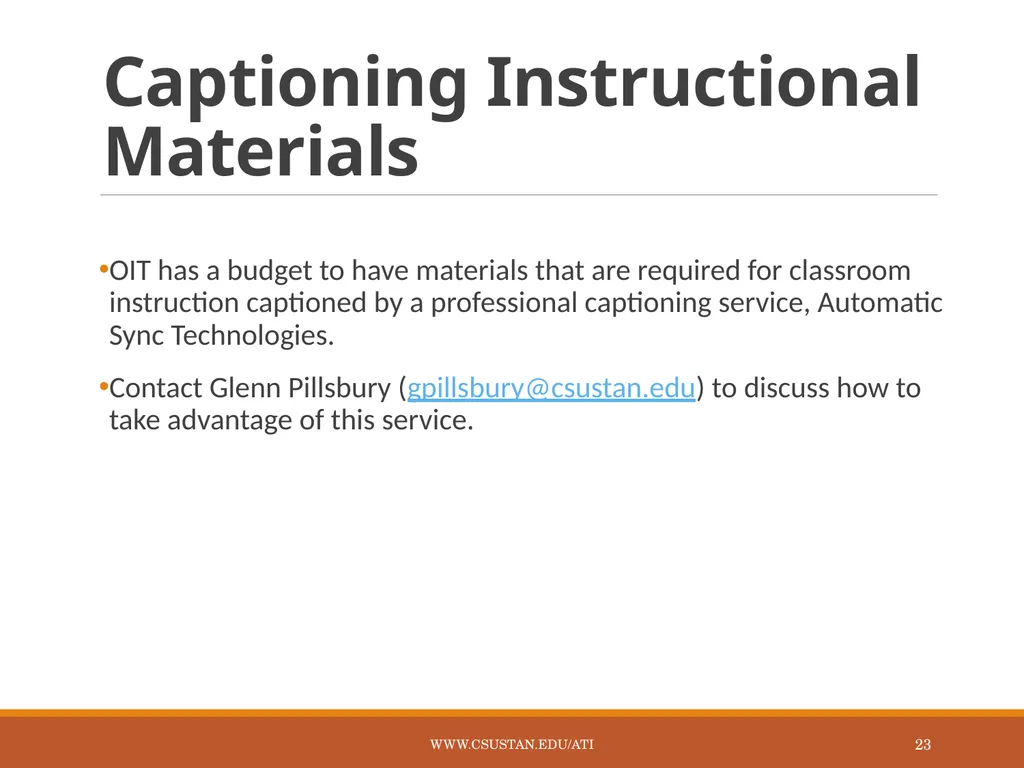 Accessible Technology Initiative Online Course - slide 23 of 43