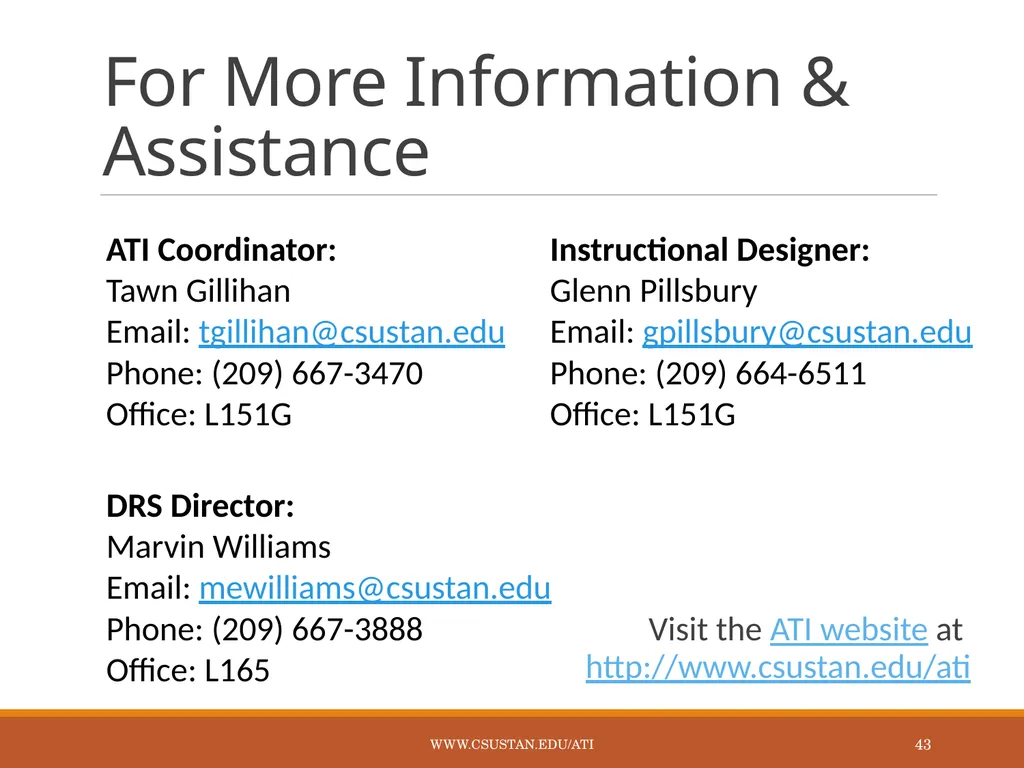Accessible Technology Initiative Online Course - slide 43 of 43
