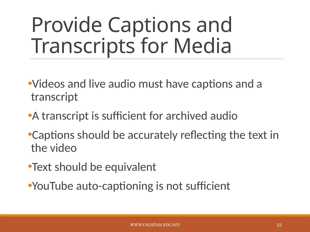 Accessible Technology Initiative Online Course - slide 21 of 43