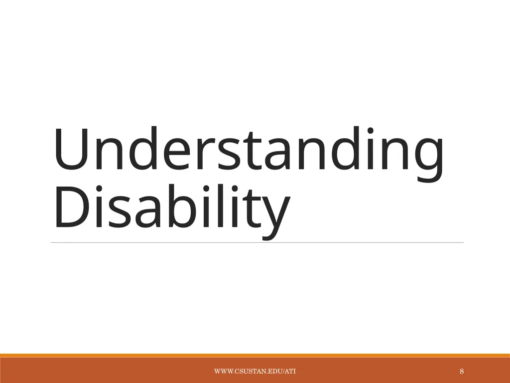 Accessible Technology Initiative Online Course - slide 8 of 43